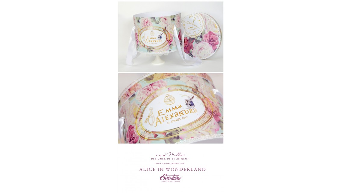 Trusou  botez fetite, Alice in Wonderland, Alice in tara minunilor 9